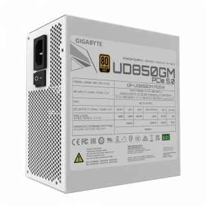UD850GM PG5W 850W, 80 Plus Gold, ATX 3.0, Full Modulara, Alb