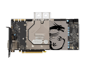Placa Video MSI Nvidia GeForce GTX 1080 Sea Hawk EK X  8GB GDDR5X 