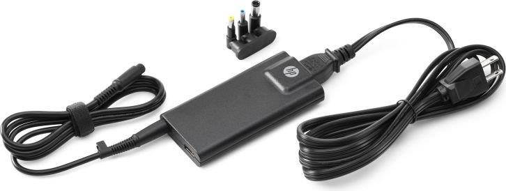 HP 65W Smart AC Adapter + USB (incl 3 tips)