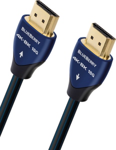 Cablu HDMI 4K AudioQuest BlueBerry, HDMI 2.1/HDCP 2.2, eARC, 3m