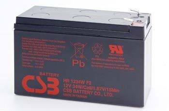 Acumulator UPS CSB kit 2 rechargeable batteries HR1234W F2 12V/9Ah