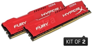 Kit Memorie Kingston HyperX FURY 32GB (2x16GB) DDR4 2133 MHz CL14 Red