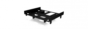 IcyBox Internal Mounting frame for 2.5--/3.5-- HDD/SSD in 5.25-- Bay, Black