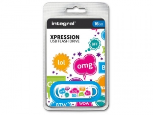 Memorie USB Integral Xpression 16GB Colorat