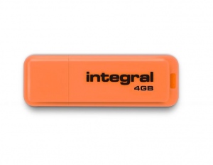 Memorie USB Integral Neon 4GB USB 2.0 portocaliu