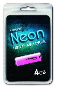 Memorie USB Integral Neon 4GB USB 2.0 roz