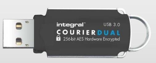 Memorie USB Integral Courier 64GB USB 3.0 Black