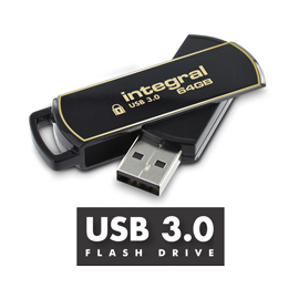 Memorie USB Integral 8GB USB 3.0 Black