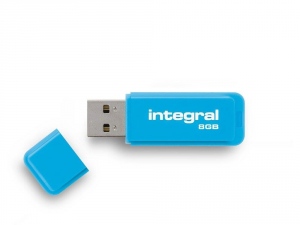 Memorie USB Integral Neon 8GB USB 2.0 Albastru