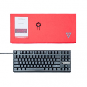 Tastatura Cu Fir Iluminata Modecom Volcano Lanparty USB Negru