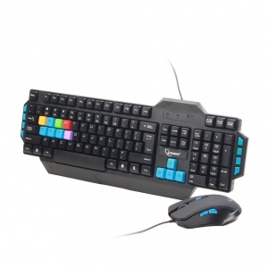 Kit Tastatura + Mouse Cu Fir Gembird KBS-UMG-01 Negru