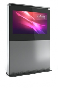 Kiosk/Totem de interior ZL, ZLH50N-SBB, display 50--,  inaltime 184 cm, greutate 85 kg, dim.1349x1844x450mm