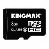 Card De Memorie KingMax 8 GB Micro-SDHC Clasa 6 + Adaptor Negru