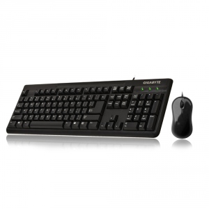 Kit Tastatura + Mouse Cu Fir Gigabyte KM3100 Negru
