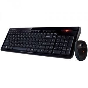 Kit Tastatura + Mouse Wireless Gigabyte KM-7580 Negru