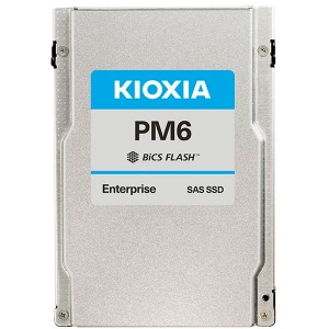 SSD Enterprise KIOXIA PM6-R 3.84TB SAS 24Gbps Dual port, BiCS Flash TLC, 2.5