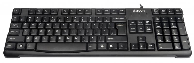 Tastatura Cu Fir A4-Tech KR-750 USB Negru