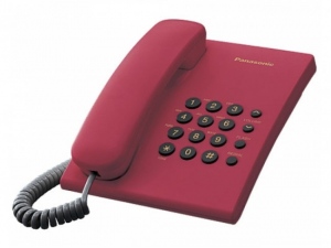 Telefon analogic KX-TS500FXR,rosu,