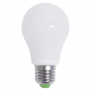 ART LED Bulb E27,7W,360st., AC230V, 500lm, --traditional--, WW