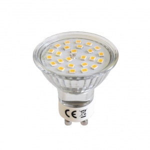 ART LED Bulb, GU10, 3.6W,25xSMD2835, AC230V, 320lm!, WW