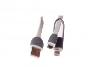 Cable USB-micro USB/iPhone 2A 1m LB0066W LIBOX