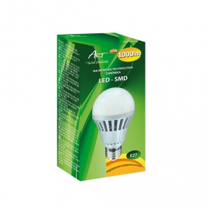 ART LED Bulb E27,12W,160st.27xSMD5630, AC230V,1000lm,60*11