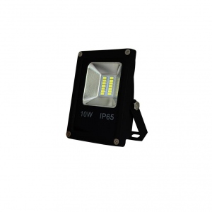 ART External lamp LED 10W,SMD,IP65, AC80-265V,black, 4000K-W