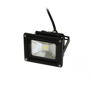 ART External lamp LED 10W,IP65,AC80-265V,black, 4000K- white