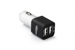 USB Car Charger 3.4A Black & White by LAMAX Tech