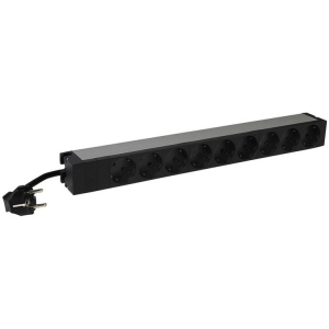 Legrand PDU 19-- 9 outlets German standard with power indicator, 3m power supply cord with 16A