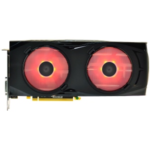 Hard Swap/Quick Release  2x 90mm RED LED fan - For RX 480 and  RX 470