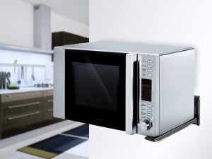 Maclean MC-607 B Microwave Oven Universal Shelf Wall Bracket Adjustable Folding