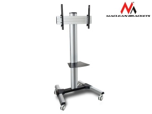 Maclean MC-620 Stable Mobile Portable Flat Panel TV Stand 37-70-- 55kg