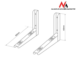 Maclean MC-624 Bracket for air conditioner max. load 200kg