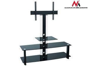 Suport Maclean MC-626 TV table with glass holder for LCD Black Tempered Glass 32-55--