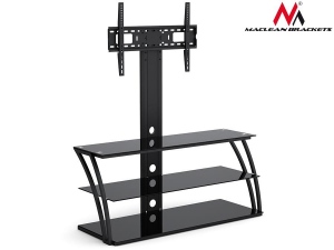 Maclean MC-672 TV table with glass holder for LCD 32-55 --40kg max VESA 600x400