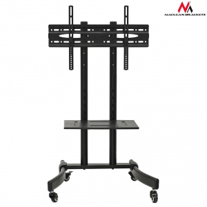 Suport TV Maclean MC-739 Mobile Floor Stand Trolley w/ Mounting Bracket max 32-65-