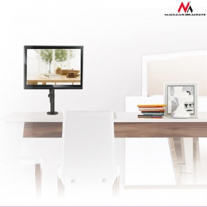 Maclean MC-752 Monitor desk bracket 13-32-- 8kg vesa 75x75, 100x100 single arm