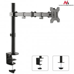 Suport Maclean MC-753 Monitor desk braket 13-32-- 8kg vesa 75x75, 100x100 duble arm