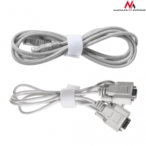 Maclean MCTV-543 Cable organizer strap 20mmx15.3m white