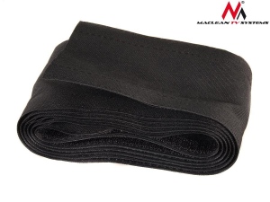 Maclean MCTV-677 B  Black Velcro Cable Sock Cable Organizer 2m 105mm
