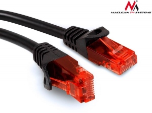 Maclean MCTV-738 Patchcord UTP cat6 Cable plug-plug 10m black