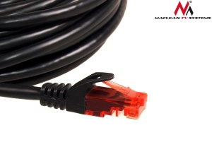 Maclean MCTV-739 Patchcord UTP cat6 Cable plug-plug 15m black
