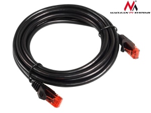 Maclean MCTV-740 Patchcord UTP cat6 Cable plug-plug 1m black