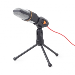Gembird Desktop microphone with a tripod, MIC-D-03, black