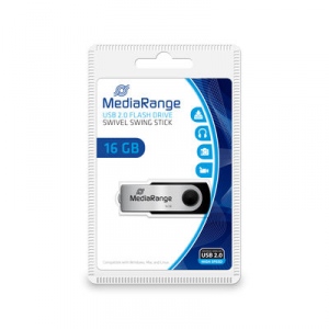 Memorie USB MediaRange 16GB USB 2.0 Argintiu