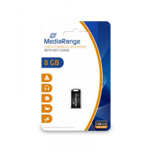 Memorie USB MediaRange 8GB USB 2.0 Black