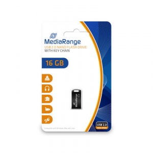Memorie USB MediaRange 16GB USB 2.0 Black