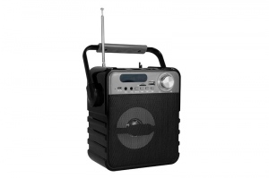 Boxa Bluetooth Partybox Compact FM Radio & MP3 Player & Mic input