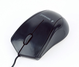 Mouse Cu Fir Gembird  MUS-3B-02, 1000 DPI, USB, Black